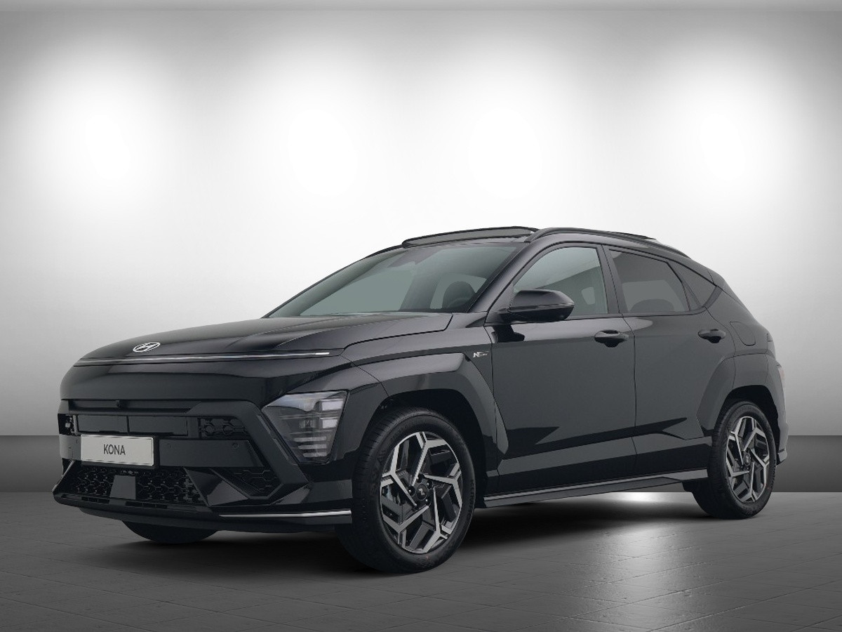 Hyundai Kona 1.6 GDI HEV N Line Full Hybride Automaat met Navigatie, Adaptive Cruise Control en Sport uitvoering Private lease een KONA Hybrid al vanaf € 409 p/m!
