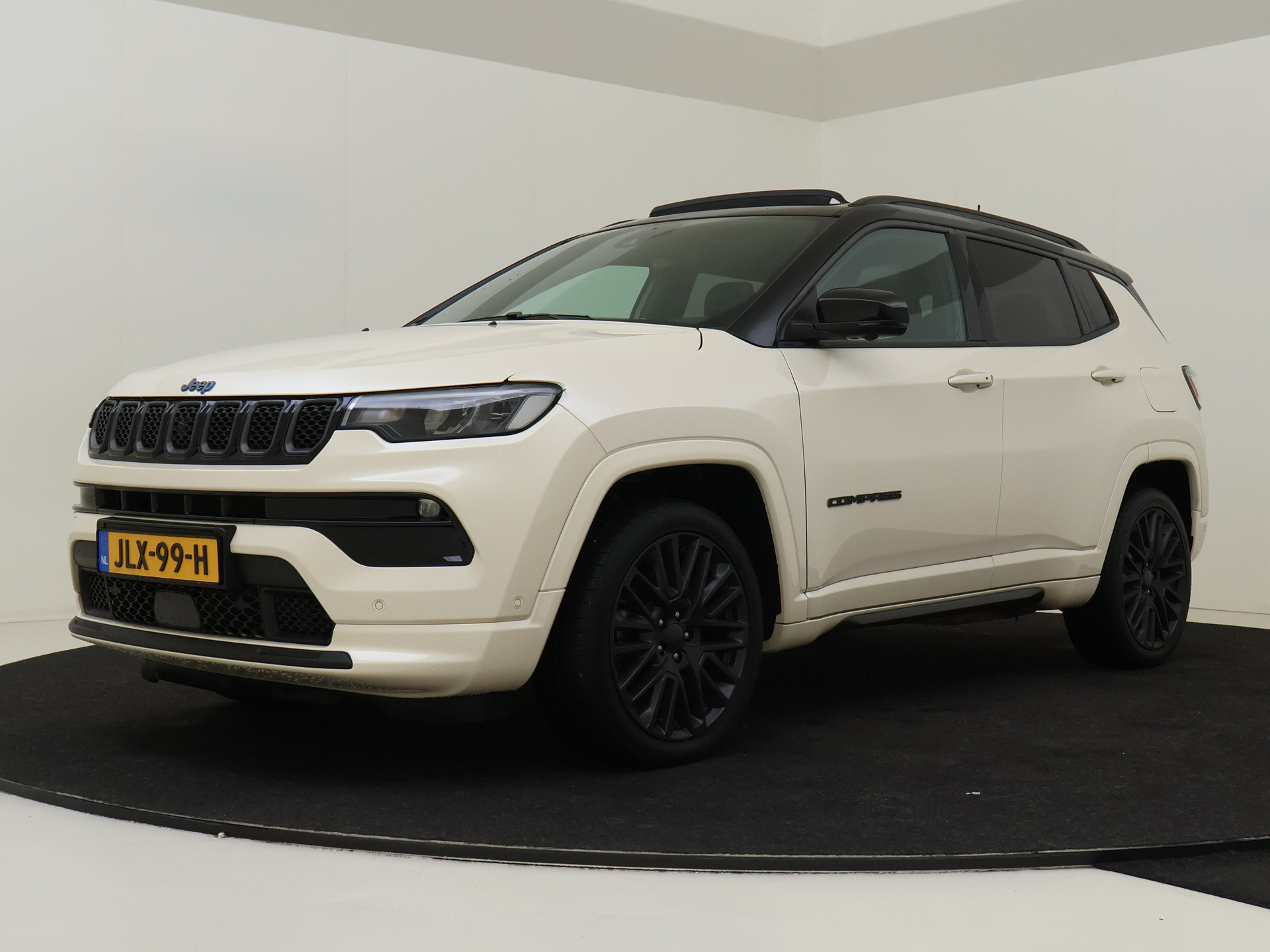 Jeep Compass 4xe 240 Plug-in Hybrid Electric S MOOI EXEMPLAAR IN HET PARELMOER WIT!