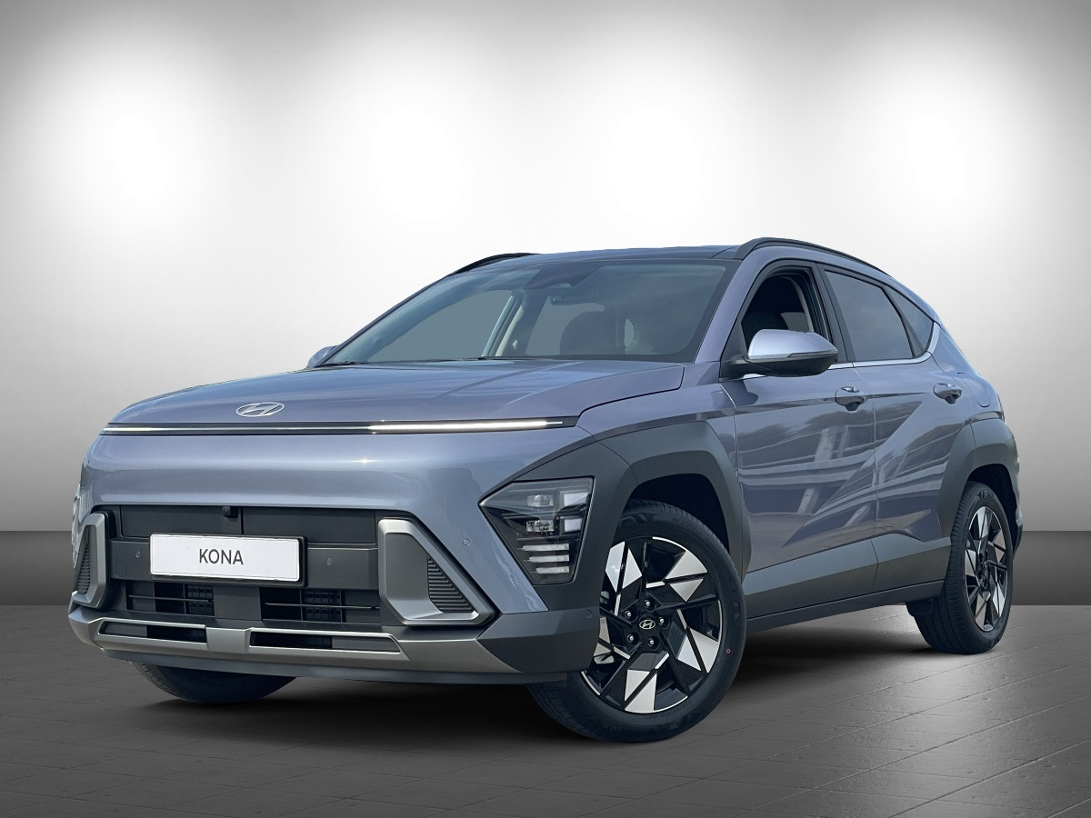Hyundai Kona 1.6 GDI HEV Premium Sky Met Lederen Bekleding, Stoelverwarming, Camera en Navigatie Private lease een KONA Hybrid al vanaf € 409 p/m!