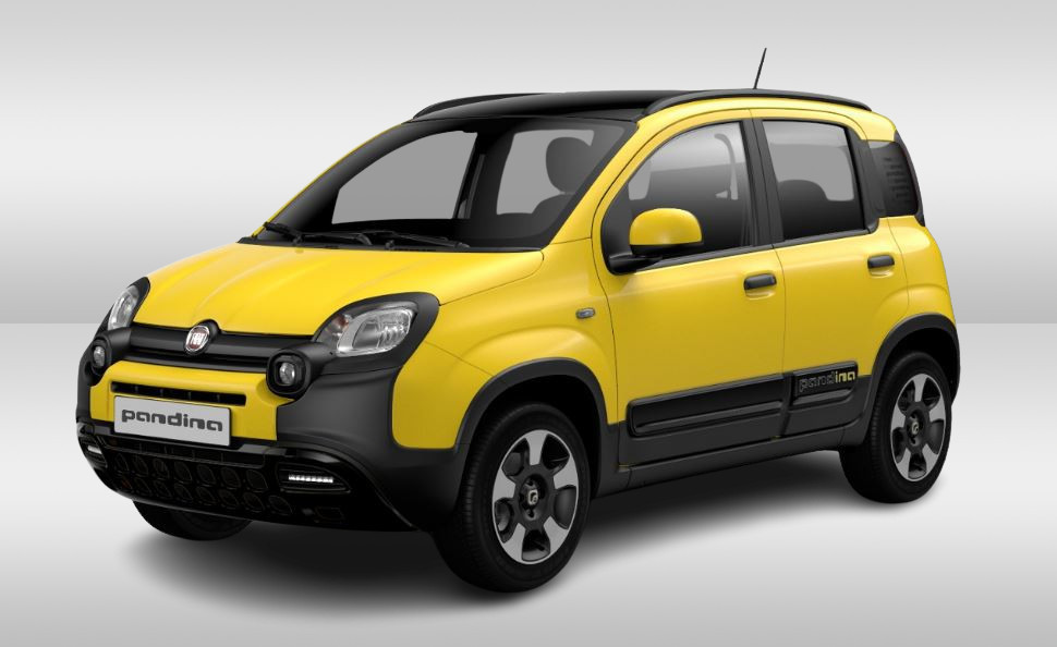 Fiat Panda 1.0 Hybrid Pandina IDEALE STADSAUTO- ZWART DAK -  TWO TONE