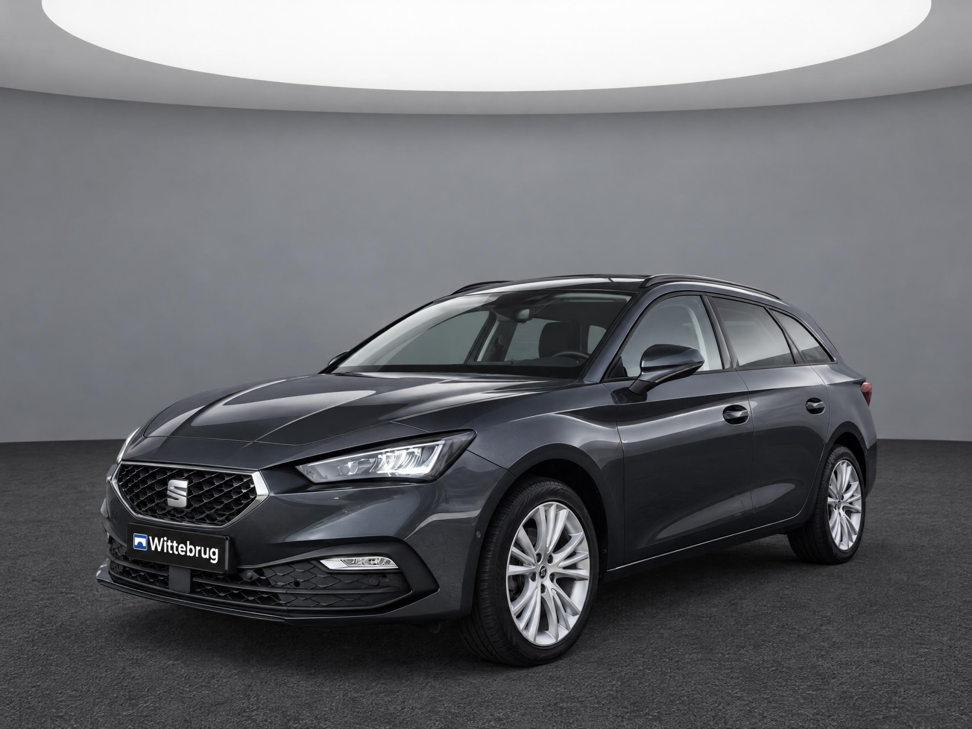 SEAT Leon Sportstourer 1.0 eTSI Style Business Intense DSG Automaat Parkeersensoren / Navigatie / LED verlichting / 17
