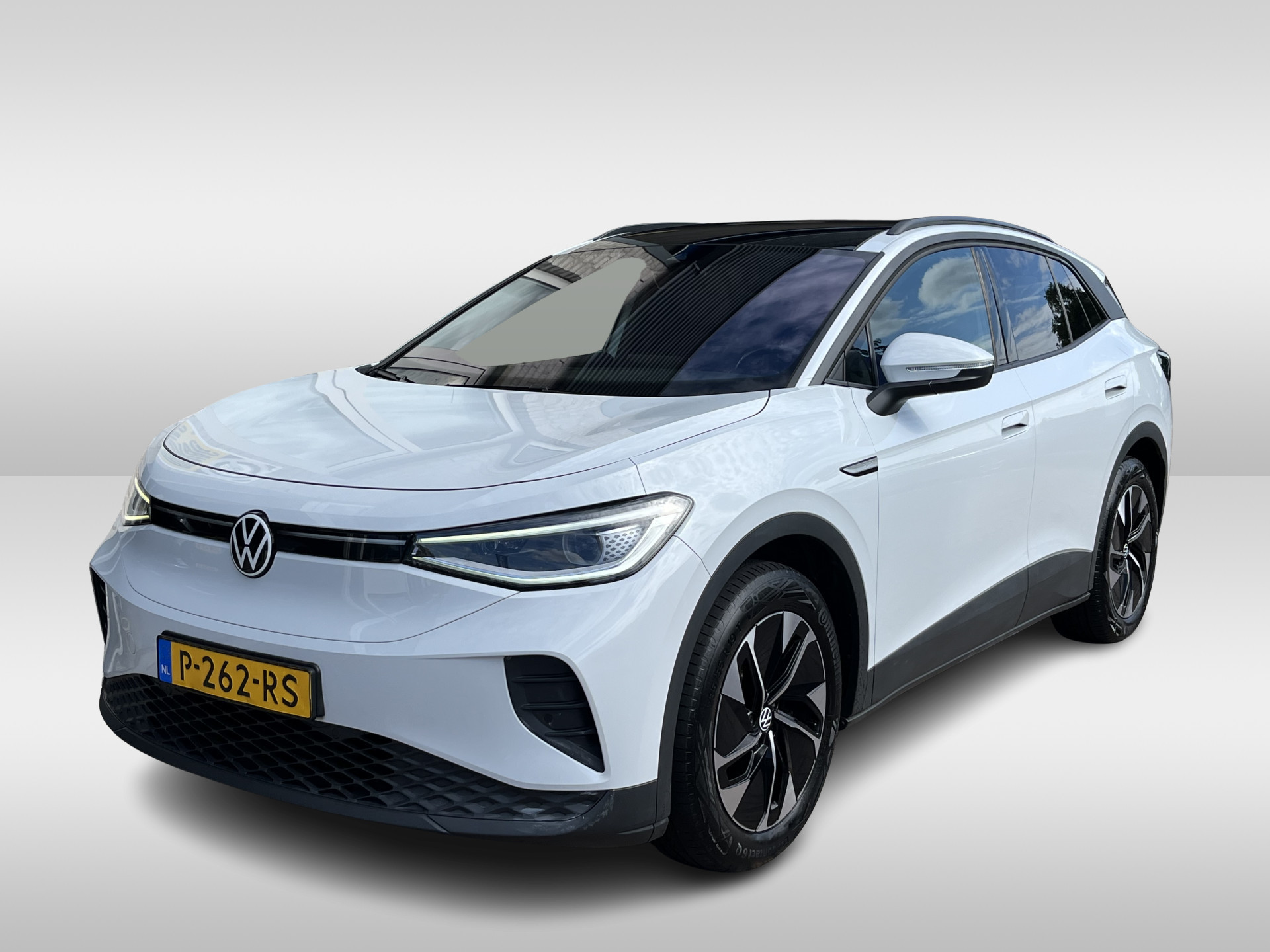 Volkswagen ID.4 Pure 52 kWh / SOH 92%/ AUTOMAAT/ WARMTEPOMP/ PANO/ PARK.SENSOREN V+A/ APP-CONNECT/ ACC/ STUUR+STOELVERWARM./ DIGITAL DASH/ RIJ-MODI/ NAVI/ DAB/ CLIMA/ LED/ 19'' LMV